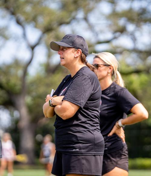 Kelly Gallagher coaching Tampa Spartans